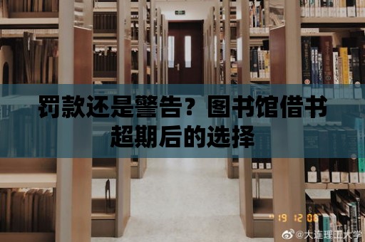 罰款還是警告？圖書館借書超期后的選擇