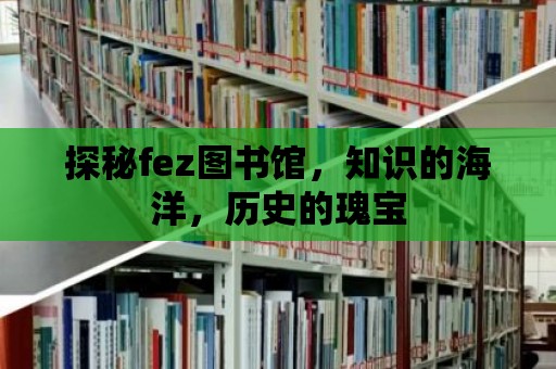 探秘fez圖書館，知識的海洋，歷史的瑰寶