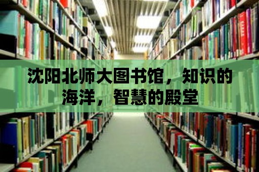 沈陽北師大圖書館，知識的海洋，智慧的殿堂