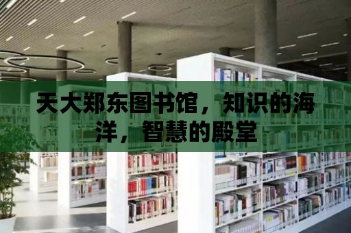 天大鄭東圖書館，知識的海洋，智慧的殿堂