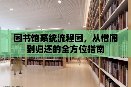 圖書館系統流程圖，從借閱到歸還的全方位指南