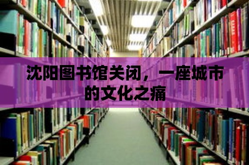 沈陽圖書館關閉，一座城市的文化之痛