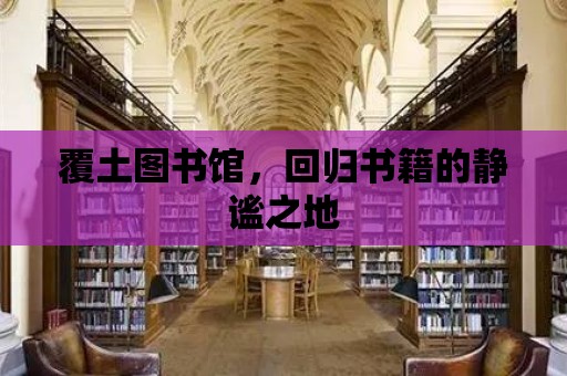 覆土圖書館，回歸書籍的靜謐之地