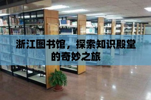 浙江圖書館，探索知識殿堂的奇妙之旅