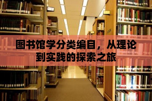 圖書館學分類編目，從理論到實踐的探索之旅