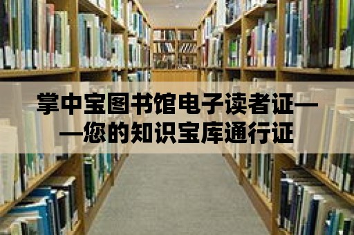 掌中寶圖書館電子讀者證——您的知識寶庫通行證