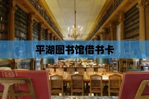 平湖圖書館借書卡