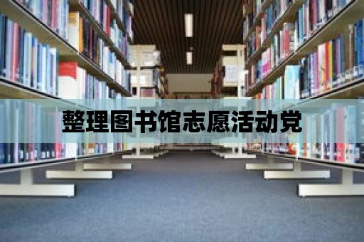 整理圖書館志愿活動黨