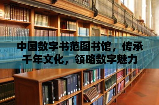 中國數字書范圖書館，傳承千年文化，領略數字魅力