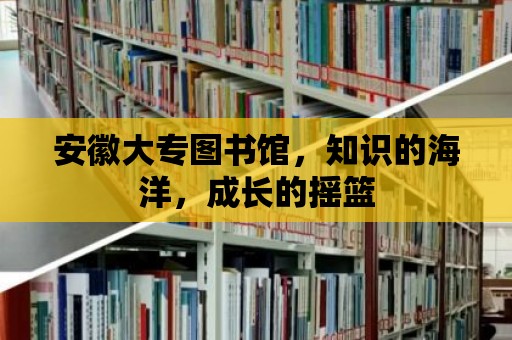 安徽大專圖書館，知識的海洋，成長的搖籃