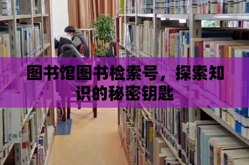 圖書館圖書檢索號，探索知識的秘密鑰匙