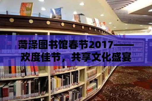 菏澤圖書館春節2017——歡度佳節，共享文化盛宴