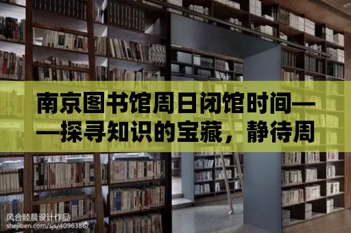 南京圖書館周日閉館時間——探尋知識的寶藏，靜待周一的精彩