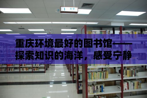 重慶環(huán)境最好的圖書館——探索知識的海洋，感受寧靜與優(yōu)雅的融合