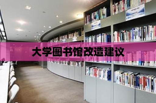 大學(xué)圖書館改造建議