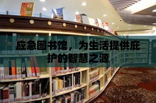 應急圖書館，為生活提供庇護的智慧之源