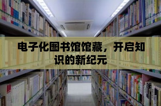 電子化圖書館館藏，開啟知識(shí)的新紀(jì)元