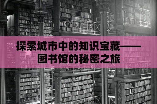 探索城市中的知識寶藏——圖書館的秘密之旅