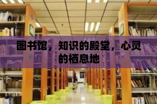 圖書館，知識的殿堂，心靈的棲息地